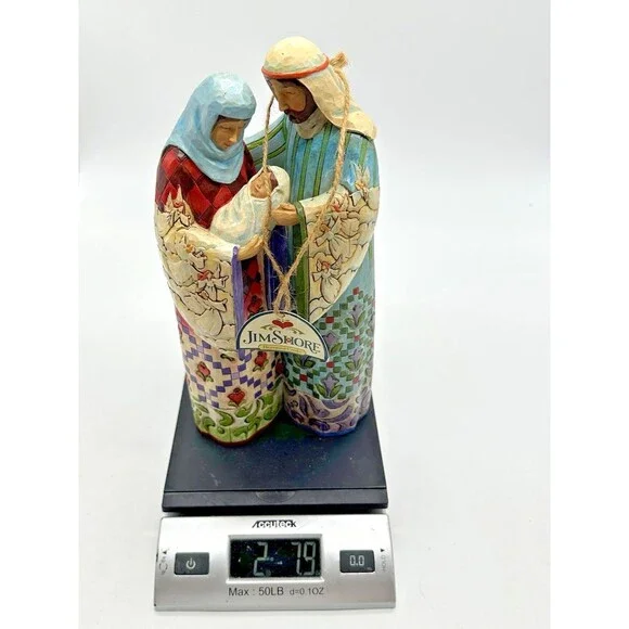 2006 Jim Shore Blessed Family Figurine 4005277 Holy Family with Box - Picture 16 of 16